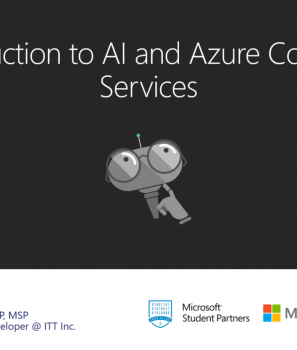 Introduction to AI and Azure Cognitive Services