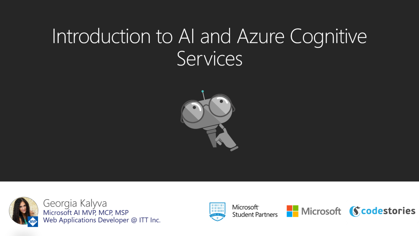 Introduction to AI and Azure Cognitive Services