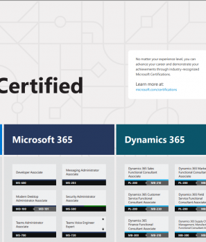 Keep up to date with Microsoft Certification updates